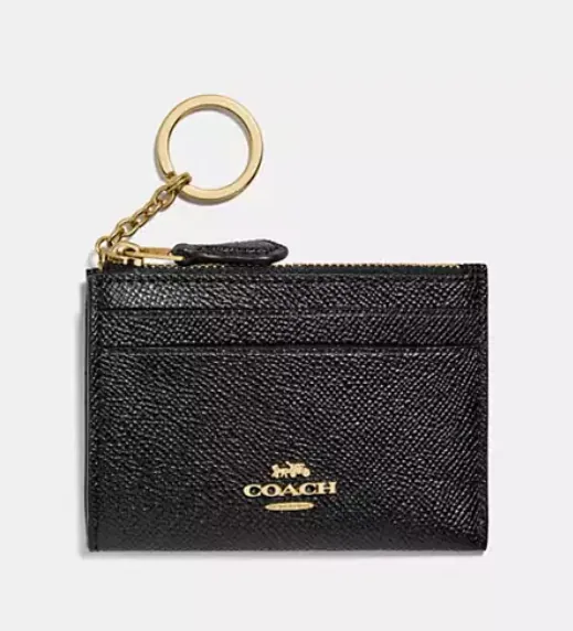 Zip Card Key Ring Case